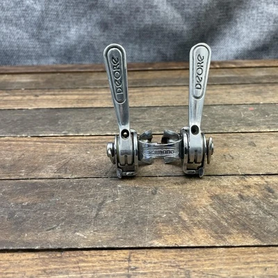 Vintage Shimano Deore Friction Shifters Clamp On Road MTB Bike Deerhead 1st Gen - Image 1 of 4