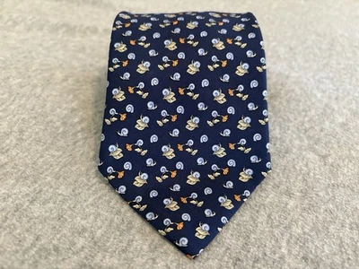 Folhas de caracóis de seda azul Barneys New York - Imagem 1 de 3