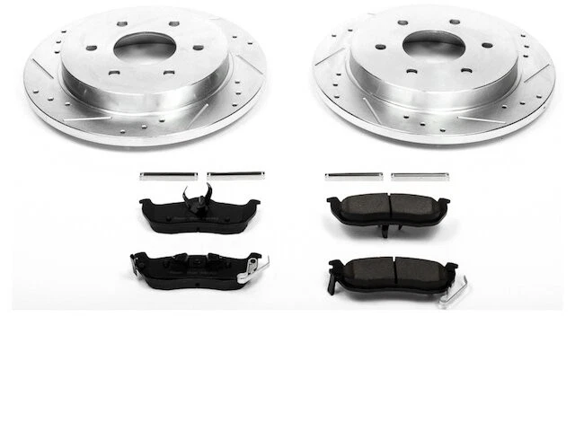 Kit de pastillas de freno trasero y rotor para Nissan Armada 2005-2015 2006 2007 2008 TK656MJ Foto 1 de 1