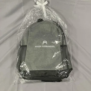 Kaiser Permanente Backpack New Gift Bag Mesh Pockets Travel School Work Daypack - Picture 1 of 8