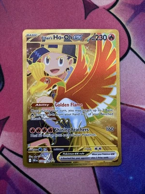 Ethan's Ho-Oh ex 239/182 Destined Rivals Holo Hyper Rare Gold NM ENG Pokemon - Image 1 of 3