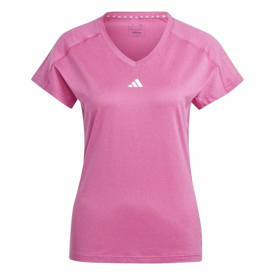 Camiseta de Manga Corta Mujer Adidas Essentials Rosa Lila - Imagen 1 de 4