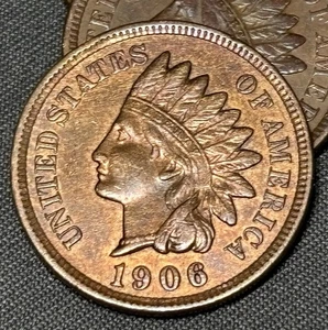 Very Rare XF 1906 American 🇺🇸 US Indian Head Cent - Picture 1 of 7