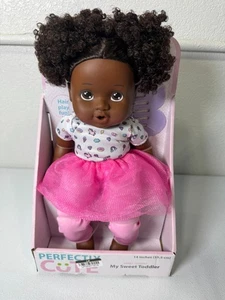 Bambola My Sweet Toddler 14" perfettamente carina - capelli neri/occhi marroni - Foto 1 di 6