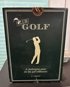 1995 Gibsons Games London CLUB GOLF New in Box Card/Dice Game 2-4 players - Picture 1 of 7