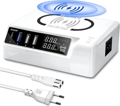 65 W USB-Ladestation, Multi Port QC 3.0 & 20W PD - Bild 1 von 4