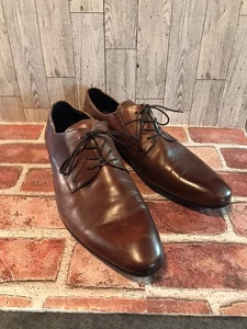 Zapatos de vestir Aldo para hombre 10 de cuero marrón Oxford punta con cordones - Imagen 1 de 6