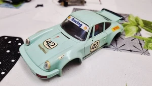 SCALEXTRIC PORSCHE 911 CARRERA RS 4051 EXIN MADE IN SPAIN CARROCERIA AZUL CELEST - Imagen 1 de 12