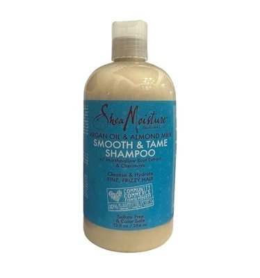 Aceite de argán hidratante de karité leche de almendras champú suave y domesticado 13 oz malvavisco RARO Foto 1 de 4
