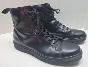 Doc Dr. Martens Mayer Lace Up Boots Size 13 M Unisex Black EUC - Picture 1 of 17