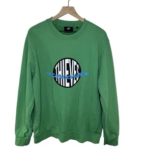 100 Thieves Men’s Logo Graphic Crewneck Sweatshirt Size XL Classic Preppy - Picture 1 of 5