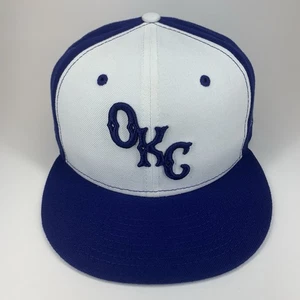 OKC Dodgers Hat 7-3/4 Fitted MiLB New Era 59FIFTY Baseball Cap Oklahoma City - Picture 1 of 18
