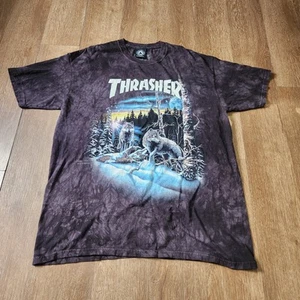 Thrasher X The Mountain "Find 13 Wolves" Tee Shirt Size Xl - Picture 1 of 8