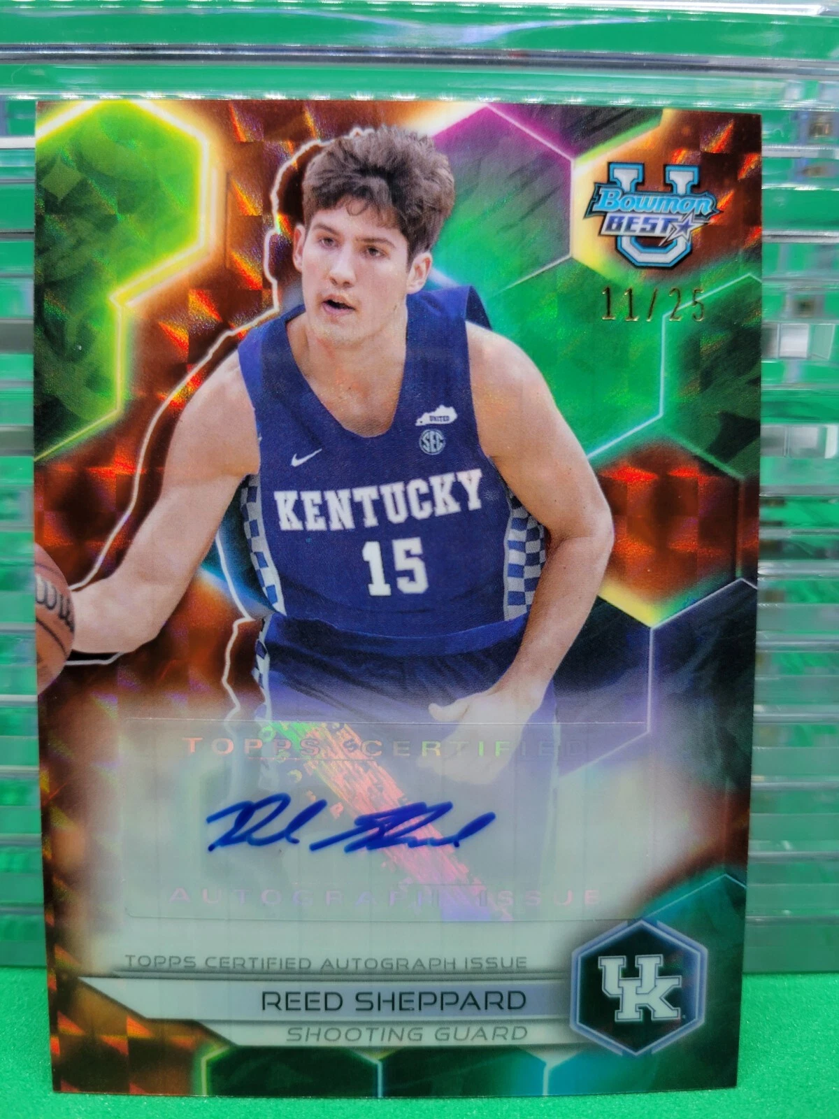 2023-24 REED SHEPPARD BOWMAN BEST U UNIVERSITY ORANGE AUTO #11/25 - Kentucky