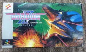 [Boxed] KONAMI GRADIUS III 3 Nintendo Super Famicom SFC Software from Japan - Picture 1 of 7