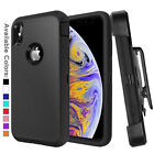 For Apple iPhone XR XS Max Shockproof Stand Fits Belt Clip Heavy Duty Case Cover