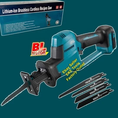 High Power Brushless Reciprocating Saw Sabre Saw Fit for Makita 18v Battery - image 1 of 4