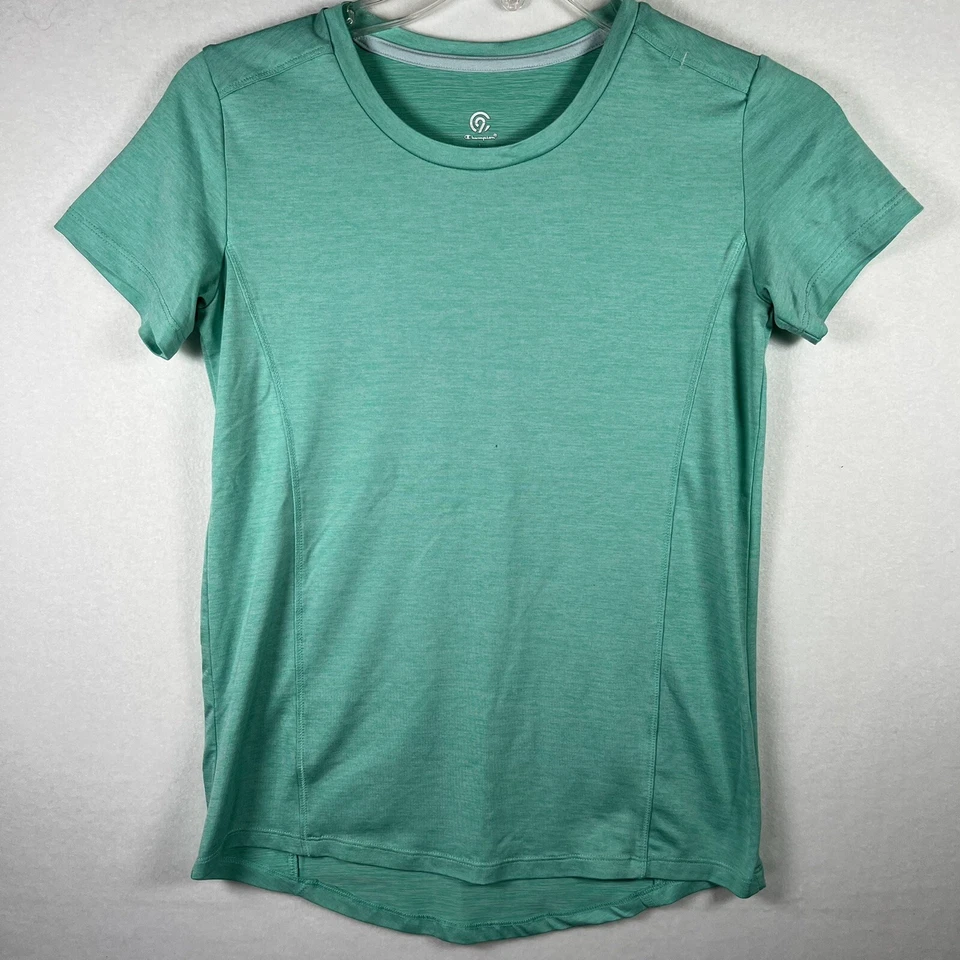 Champion Running Athletic Shirt Top Girls Size YL Large 10-12 Sea Green - Image 1 of 4