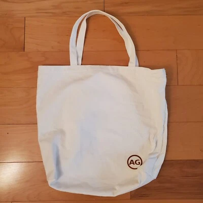 Bolso de Mano Adriano Goldschmied Blanco Lona Grueso. Ver fotos Foto 1 de 3