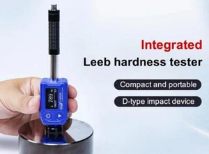 LS252D Portable Leeb Hardness Tester Durometer Metal Hardness HRA/HRB/HRC/HLD/HV - Picture 1 of 11