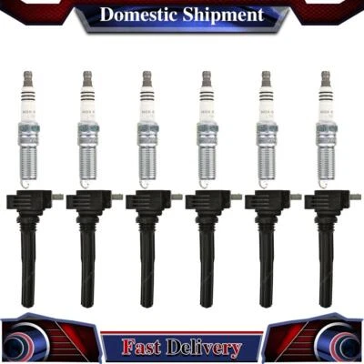 Vela de ignição 12X NGK padrão bobina de ignição para 2017 2018 Ford GT - Imagem 1 de 4