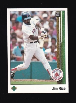 1989 Upper Deck Jim Rice #413 Boston Red Sox - Image 1 of 2