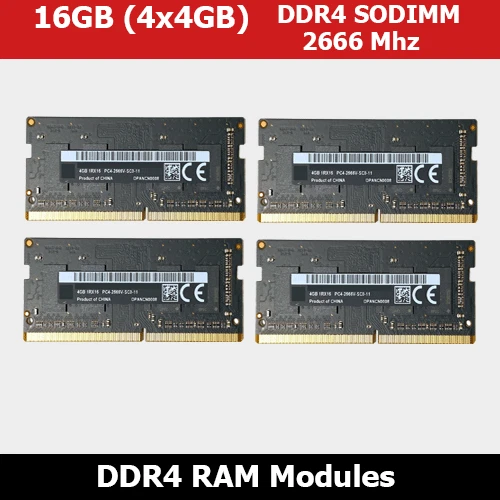 Apple  16GB ( 4x 4GB)  DDR4 SO-DIMM 2666V  Memory Module Kit - Image 1 of 1
