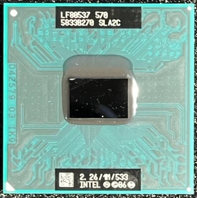 Dell / Intel Celeron M 570 @ 2.267GHz Mobile Processor / SLA2C / X627G - Image 1 of 4