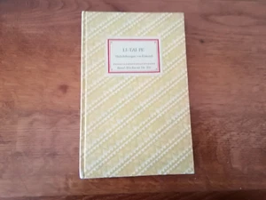 Li-TAI-PE Nachdichtungen von Klabund Insel-Bücherei Nr. 201 Leipzig 1951 w. neu - Picture 1 of 1