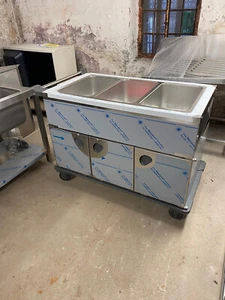 NEU: Elektrischer edestahl Speiseausgabewagen - Bild 1 von 9