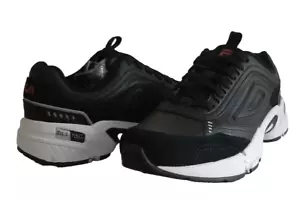Fila Women's PERANO Sneakers Black/Wht/Rio Red Size 7 - Picture 1 of 14