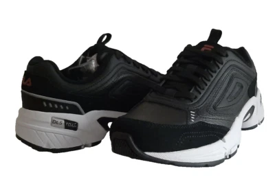 Fila Women's PERANO Sneakers Black/Wht/Rio Red Size 7 - Image 1 of 4