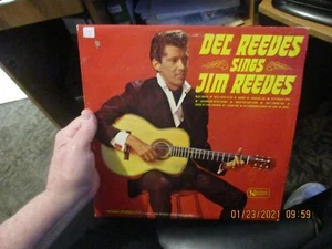 Sale Collector 1966 LP Del Reeves "Sings Jim Reeves" United Artists Records - Picture 1 of 2