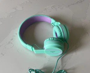 Youth Headphones Besom i36 Teal/ Lavender - Picture 1 of 6
