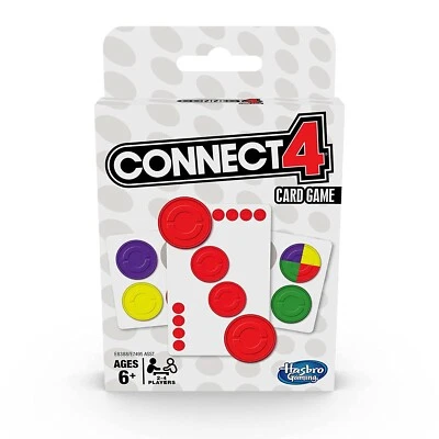 Hasbro Gaming Connect 4 Card Game for Ages 6 and Up 4 in A Row Game New Unopened - Image 1 of 4