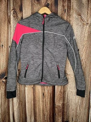 Snozu 女孩夹克尺寸 L 14-16 YL 抓绒衬里滑雪板 — 第 1/4 张图片