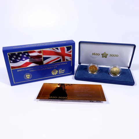 400th Anniversary of the Mayflower Voyage Gold Set 2020 SKU:CPC2738.WS Cover