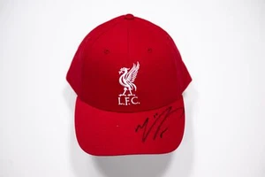 Mo Salah Signed Liverpool F.C. Hat Genuine Signature AFTAL COA - Picture 1 of 4