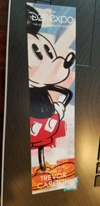 Tarjeta promocional exclusiva de Disney D23 Expo 2013 marcador Mickey Mouse Trevor Carlton - Imagen 1 de 1