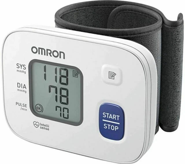 Omron RS2 Wrist Blood Pressure Monitor - HEM-6161-E (White)
