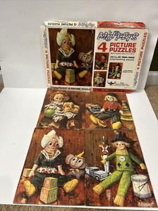 The Moppets 4 Puzzles Tuco Workshop New York Series 700 1950s Vintage