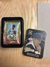 1995 Metallic Impressions Cooperstown Collection Nolan Ryan 5 Metal Card Set