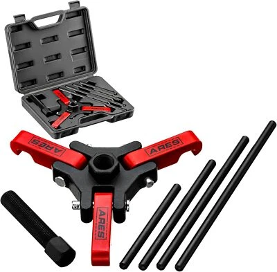 ARES 71002 - Harmonic Balancer Puller Kit - Adjustable 3-Jaw Puller Fits Most... Foto 1 de 4