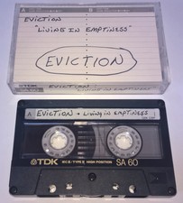 EVICTION Living In Emptiness CASSETTE TAPE Rare DEMO Thrash Metal ROCK