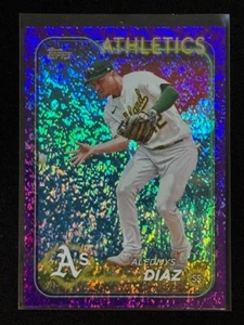 2024 Topps Series 2 - Aledmys Diaz #586 Purple Foil /799 Oakland A's - Picture 1 of 4