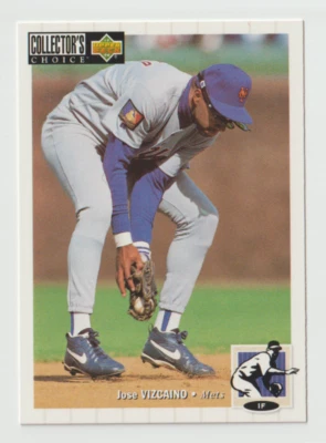 1994 Collector's Choice #532 Jose Vizcaino - New York Mets - Image 1 of 2