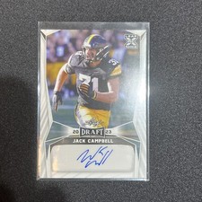 2023 Leaf Draft Auto Jack Campbell #BA-JC1 Rookie Auto RC