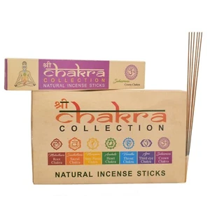 Colección Shri 7 Chakras Natural Agarbatti Incienso Palo Oración Adoración Incienso - Imagen 1 de 5