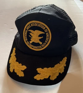 Vintage Official NRA Trucker Hat National Rifle Association Snapback USA Cap - Picture 1 of 5