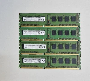 16 GB (4x4GB) Micron PC3 12800 DDR3 1600Mhz RAM Speicher MT8JTF51264AZ-1G6E1 - Bild 1 von 1